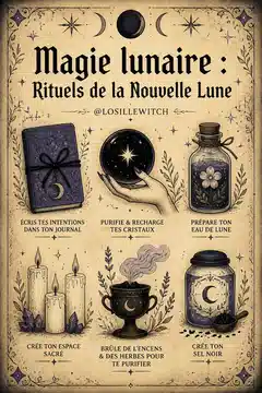 Magie lunaire : Rituels de la Nouvelle Lune