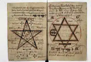 Old Medieval Witchery Manuscript in Latin - I