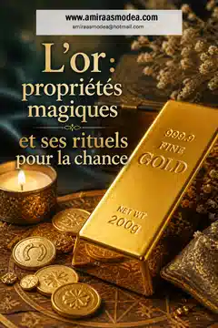 L'or : propriétés magiques et ses rituels pour la chance