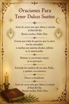 Oraciones Para Tener Dulces Sueños