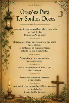 Orações Para Ter Sonhos Doces