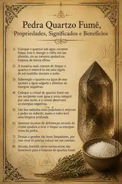 Pedra Quartzo Fumê, Propriedades, Significados e Benefícios