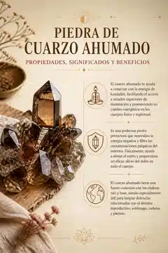 Piedra de Cuarzo Ahumado, Propiedades, Significados y Beneficios