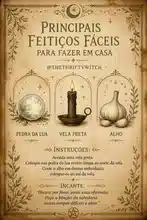 Principais Feitiços Fáceis para Fazer em Casa por @thethtiftywitch no Instagram