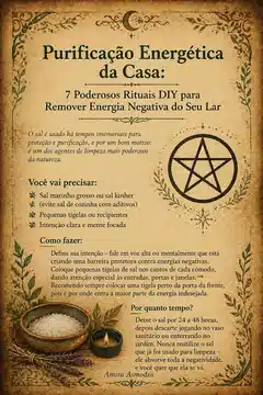 Purificação Energética da Casa: 7 Poderosos Rituais DIY para Remover Energia Negativa do Seu Lar Purificação Energética da Casa: 7 Poderosos Rituais DIY para Remover Energia Negativa do Seu Lar