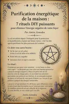 Purification énergétique de la maison : 7 rituels DIY puissants pour éliminer l'énergie négative de votre foyer