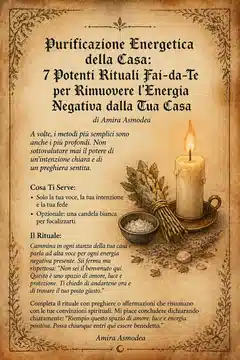 Purificazione Energetica della Casa: 7 Potenti Rituali Fai-da-Te per Rimuovere l'Energia Negativa dalla Tua Casa