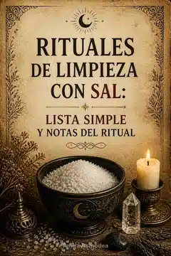 Rituales de limpieza con sal: Lista simple y notas del ritual