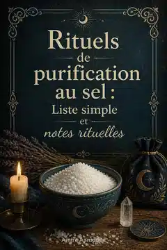 Rituels de purification au sel : Liste simple et notes rituelles