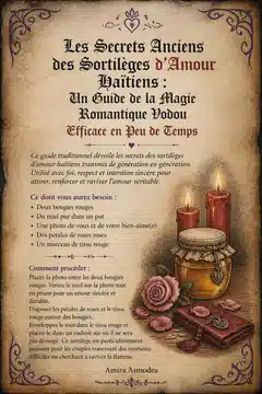 Les Secrets Anciens des Sortilèges d'Amour Haïtiens : Un Guide de la Magie Romantique Vodou Efficace en Peu de Temps