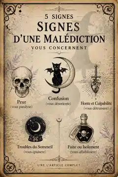 Signes d'une malédiction