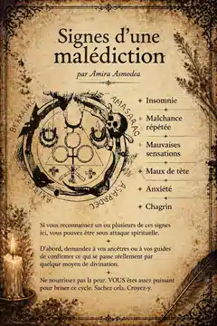 Signes d'une malédiction