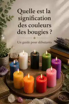 Quelle est la signification des couleurs des bougies ? Un guide pour débutants