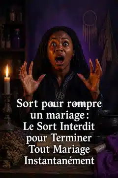 Sort pour rompre un mariage : Le Sort Interdit pour Terminer Tout Mariage Instantanément