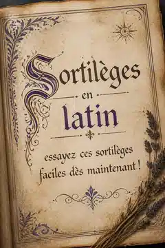 Sortilèges en latin, essayez ces sortilèges faciles dès maintenant !