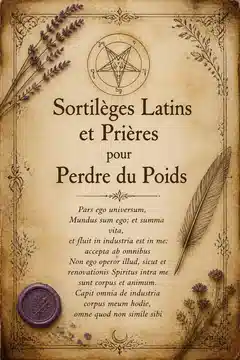 Sortilèges Latins et Prières pour Perdre du Poids