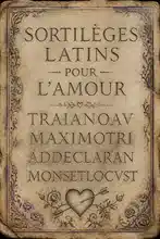 Sortilèges latins pour l'amour