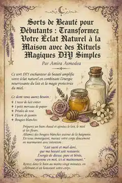 Sorts de Beauté pour Débutants : Transformez Votre Éclat Naturel à la Maison avec des Rituels Magiques DIY Simples Sorts de Beauté pour Débutants : Transformez Votre Éclat Naturel à la Maison avec des Rituels Magiques DIY Simples