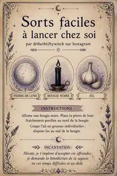 Sorts faciles à lancer chez soi par @thethtiftywitch sur Instagram