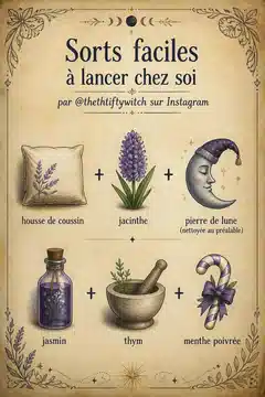 Sorts faciles à lancer chez soi par @thethtiftywitch sur Instagram