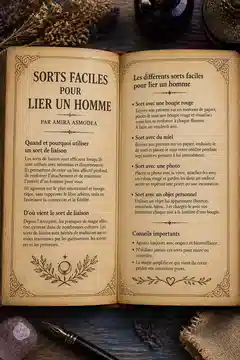 Sorts faciles pour lier un homme