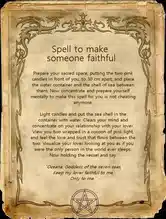 Spell to make someone faithful