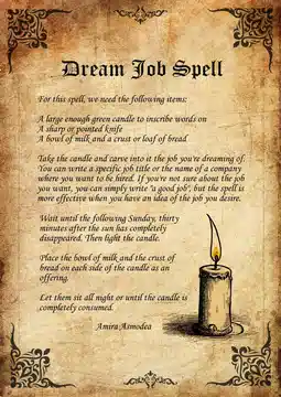 Spells to Get a Job