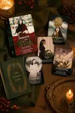 Stagioni della Strega: Oracolo di Yule: 44 carte dorate e libro di 144 pagine
