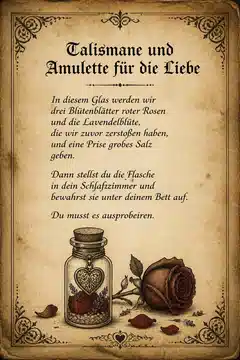 Talismane und Amulette für die Liebe