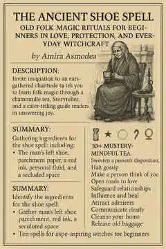 The Ancient Shoe Spell: Old Folk Magic Rituals for Beginners in Love, Protection, and Everyday Witchcraft