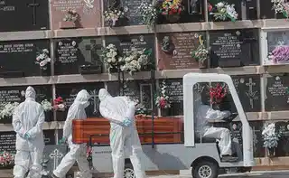 The graves of a civil guard and a national policeman desecrated in a voodoo ritual