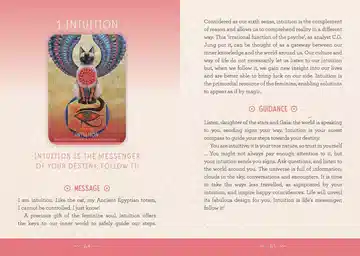 The Medicine Woman Oracle deck with example cards