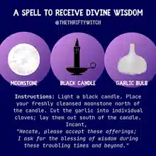 Top Easy Spells to Cast at Home from @thethtiftywitch on Instagram