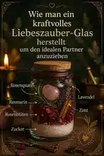 Wie man ein kraftvolles Liebeszauber-Glas herstellt, um den idealen Partner anzuziehen