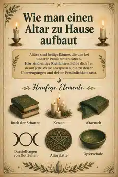 Wie man einen Altar zu Hause aufbaut