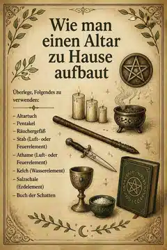 Wie man einen Altar zu Hause aufbaut
