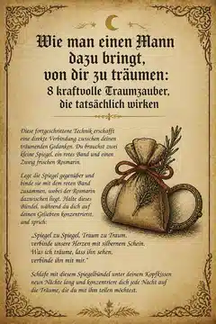 Wie man einen Mann dazu bringt, von dir zu träumen: 8 kraftvolle Traumzauber, die tatsächlich wirken