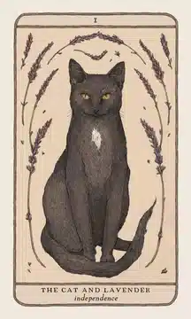 Close-up of Woodland Wardens card showing animal and plant illustration