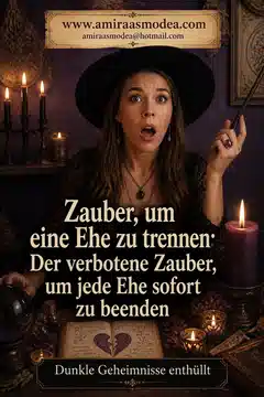 Zauber, um eine Ehe zu trennen: Der verbotene Zauber, um jede Ehe sofort zu beenden